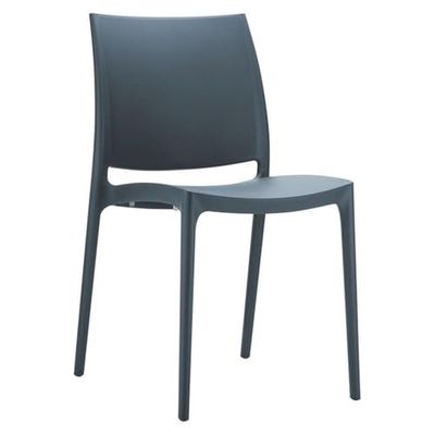 Maya Side Chair, Dark Grey (Pack 2)