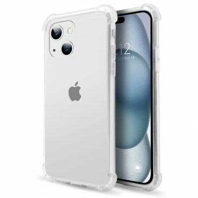 PcCom Beschermhoes voor iPhone 15 Plus, transparant, Apple