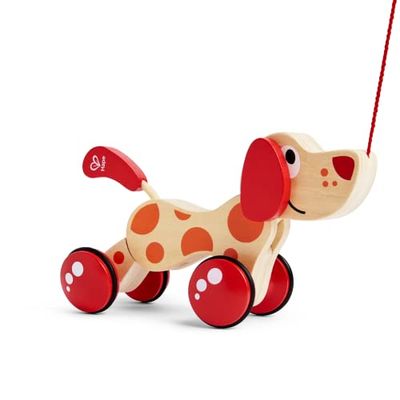 Hape E0347 E0347B Pepe Pull Along Toy, Single, Multicoloured, 18 x 26 cm