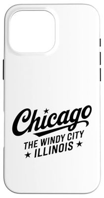 Chicago Illinois Windy City Motto Men Women Kids Gift Case for iPhone 16 Pro Max