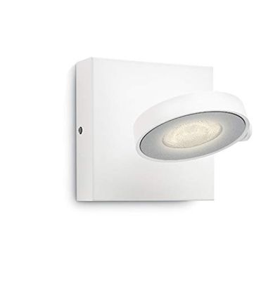 Philips Lighting Clockwork Faretto Singolo LED Integrato Orientabile Luce Dimmerabile 1x4.5W Integriert, 4.5 W, Alluminio, 1 Unità (Confezione da 1)