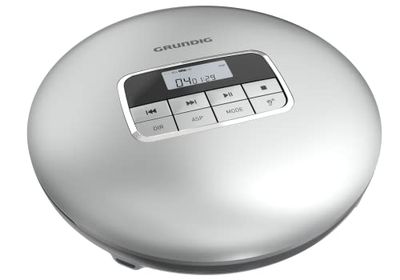 Grundig GCDP 8500 - Reproductor de CD portátil, Color Plateado y Negro