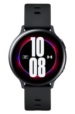 Samsung Galaxy Watch Active2 Under Armour, Fitnesstracker van aluminium, groot display, duurzame accu, waterdicht, 44 mm, bluetooth, met exclusieve armband en wijzerplaat, zwart