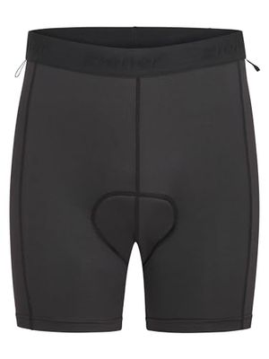 Ziener Heren Nepo X-Function fietsonderbroek/fietsbinnenbroek/mountainbike-ondergoed - zeer ademen|gewatteerd|sneldrogend|elastisch, zwart, 56