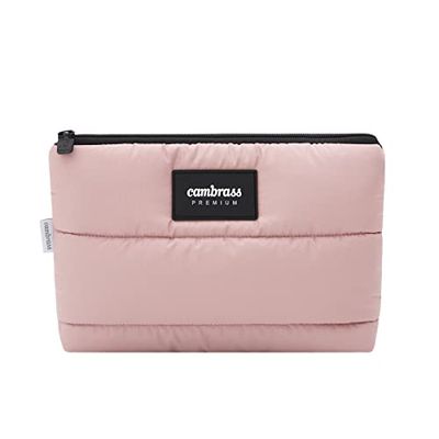 Cambrass Trousse de Toilette pour bébé - Trousse de Toilette avec Fermeture éclair - Sac Organisateur pour Toilette-Sac de Toilette Urban Rose bâton 6x28x20 cm