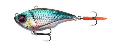 Savage Gear Fat Vibes XL - Lipless Crankbait för gädda, gös och havskatt -vibrerande och S-Glide-verkan - långkastande bete för öppet vatten, struktur och mörka förhållanden Firetiger 10 cm
