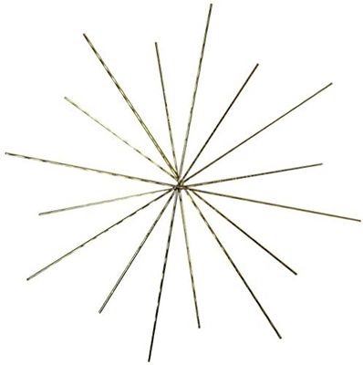 Rayher Stella-Fil di Ferro per Perle, 10/8 Cm Ø, Busta 3 Pz, Spessore Filo 0,6 Mm, 2525200