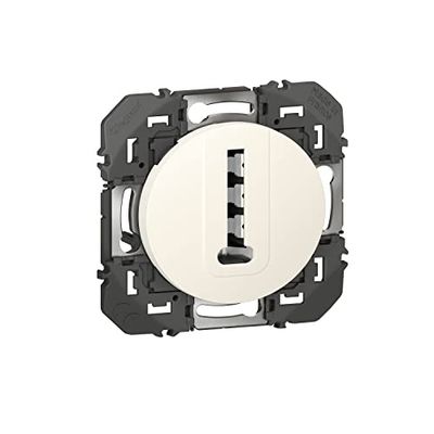 Legrand LEG95226 TEL T BLC Compo Dooxie telefoonstopcontact, T-vorm, wit