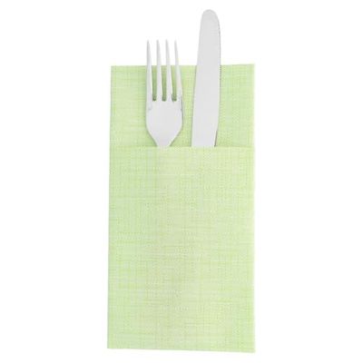 García de Pou 228.13 - Serviettes Kangourou 'Dry Cotton' 55 G/M2 40X40 Cm Kiwi Airlaid - 50 unités