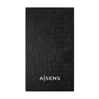 Externe behuizing 6,35 cm (2,5 inch) SATA naar USB 3.0/3.1 Gen 1, 9,5 mm, zwart, voor opslag en gegevensoverdracht van harde schijven.