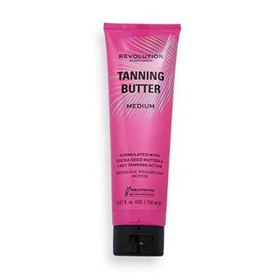 Makeup Makeup Revolution Beauty, Buildable Self Tanning Butter, Light/Medium, 200ml