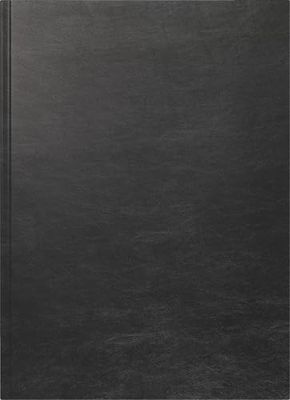 BRUNNEN Calendario de libro Mod. 787 2026, A4, piel sintética, color negro