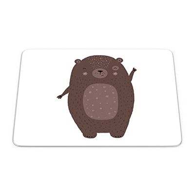 Bonamaison, Tapis de Souris Rectangle Imprimé Numériquement, Fond Antidérapant, pour Bureau et Maison, Taille: 22x18cm