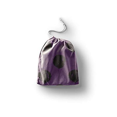 Bonamaison Impreso Algodón Bolsas con Cordón, Bolsa con Cordel para el Hogar y el Almacenamiento de Verduras, Bolso de Compras, Plegable, Ecologica, Reutilizables, Tamaño: 20x30 Cm