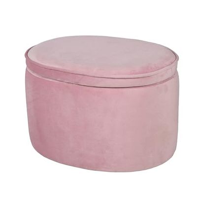 roba barnpall oval med lagringsfunktion Mauverosa