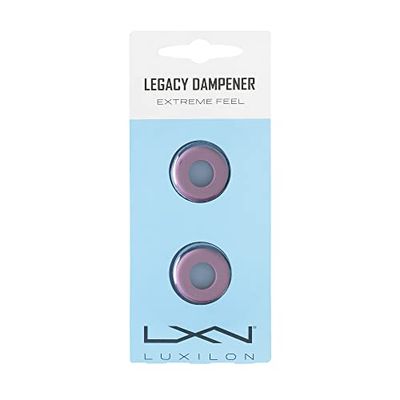 Luxilon WRZ538000 Antivibrazioni Legacy Dampener, per Racchetta da Tennis, Lila, 2 Unità