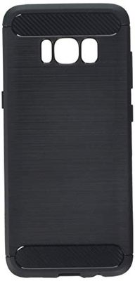 DLH Carcasa de Silicona para Samsung Galaxy S8, Color Negro