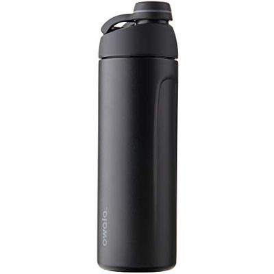 Owala izolowana butelka na wodę ze stali nierdzewnej z zakrętką, 680 ml, bardzo ciemna
