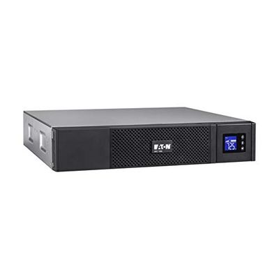 Eaton UPS 5SC 1000 Rack2U - Gruppo di Continuità Interattivo (UPS) - 5SC1000IR - 1000VA (8 prese schuko) - Regolazione della Tensione (AVR), Display e Interfaccia USB (Cavo USB incluso) - Nero