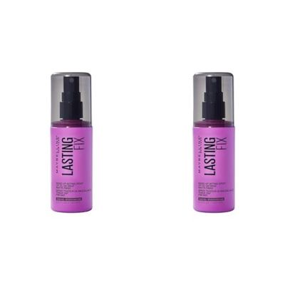Maybelline New York Non Applicable, Lasting Fix spray, 100 ml (Lot de 2)