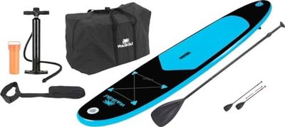 Waikiki - Tabla de remo hinchable con pala, bomba y bolsa de 9 pies