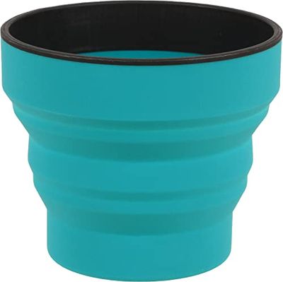 Lifeventure Ellipse Camping, Travel & Outdoor Collapsible Mug, Tazza Pieghevole in Silicone ellisse da Campeggio, Viaggi e attività all'aperto Unisex-Adulto, Foglia di t, Taglia Unica