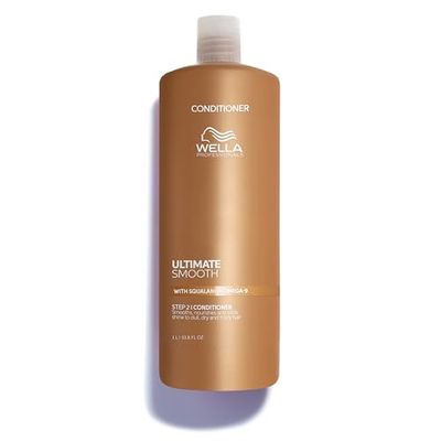 Wella Professionals Ultimate Smooth Conditioner - Conditioning Hair Treatment With Squalane & Omega 9 - For Dry, Dull & Frizzy Hair (1l)
