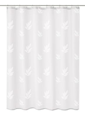 Tenda da doccia in tessuto di poliestere di alta qualità, design canton, larghezza 180 cm, lunghezza 200 cm