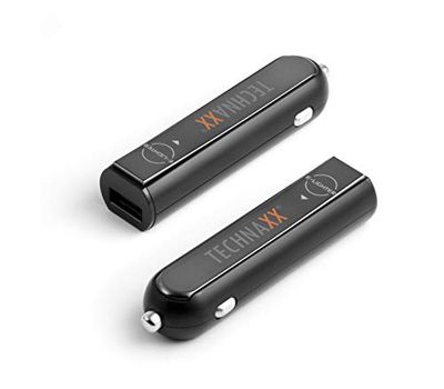 Technaxx Elektryczna zapalniczka i USB ładowarka samochodowa z wyjściem USB 2,4 A TX-134