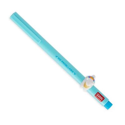 Legami - Penna Gel con Animaletto Decorativo - Lovely Friends, Tema Panda, Evita il Rotolamento, Inchiostro Nero, Animaletto Rimovibile e Ricombinabile, Punta 0,5 mm