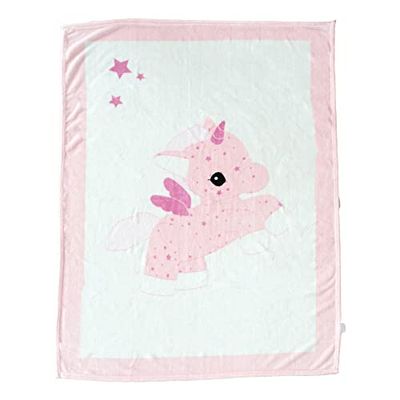 DOMIVA mjukt mikroskydd Jolly tryckt 100 x 140 cm