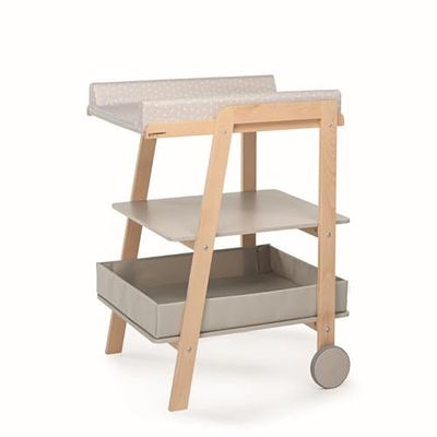 Foppapedretti, Athena aankleedmat, 65 x 70 x 93 cm, 17 kg, natuurlijk taupe