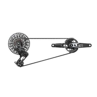 Grupp SRAM X0 T-typ AXS Q174 CL55 Dub Wide 32Dents 175mm 10/52 V2 - SRATG010024 - 0710845907197