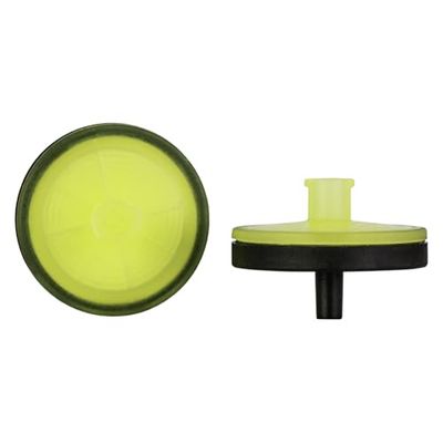 Macherey & Nagel ML-3100 CHROMAFIL - Filtro per siringa, in fibra di vetro codificato a colori, 1 µm di larghezza dei pori della membrana, 25 mm, tipo di filtrazione, giallo/nero, 100 pezzi