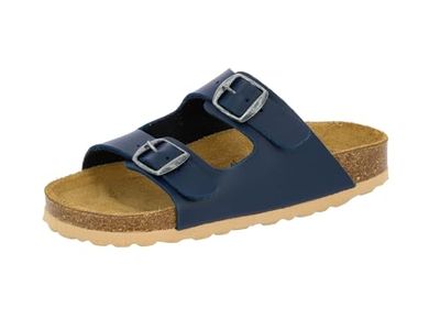 Lico Girl's Bioline Kids Mules, Blue Marine Marine, 12 UK Child