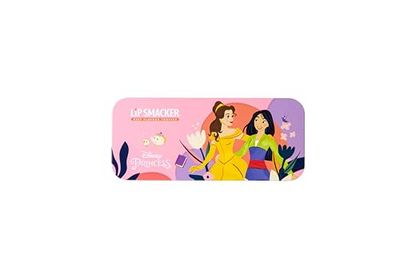 Lip Smacker Disney Adventure Color Tin, Ensemble de Maquillage pour Enfants avec BrillantÀLèvres et FardsÀPaupières Lumineux et Colorés, Accessoires Beauté Inclus