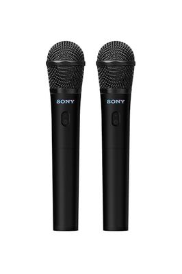 Sony ULTMIC1 - Draadloze microfoonset met 2 microfoons en ontvanger, geavanceerde ruisonderdrukking, duet assist, 20 uur batterij, schokbestendig, perfect voor ULT POWER SOUND-serie - zwart