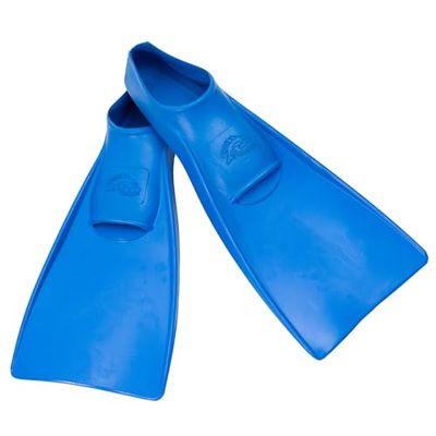 Flipper SwimSafe 1151 - Palmes de natation pour enfants, couleur bleue, taille 34 - 35, en caoutchouc naturel, comme aide à la natation et au bain