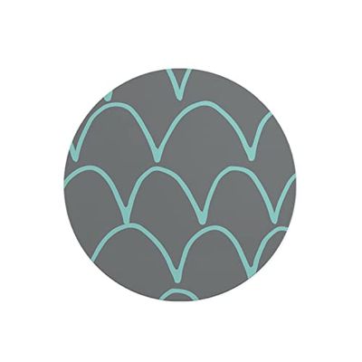 Questo Casa, Round Digital Printed Mouse Pad, Non-Slip Base, for Office and Home, Diameter:22cm