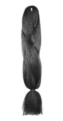 American Dream Dreadlocks and Creative Styling Kanekelon Regular Braid for Hair Extensions, Colour 1B Natural Black
