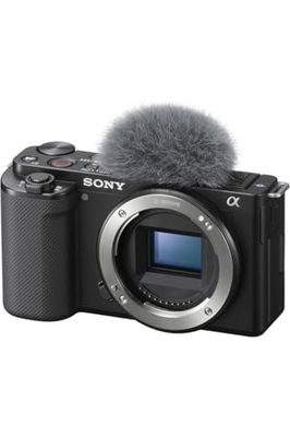 Sony Alpha ZV-E10 | Vlog Camera con obiettivo intercambiabile mirrorless APS-C (schermo girevole per vlogging, video 4K, Real-Time Eye Autofocus) Nero