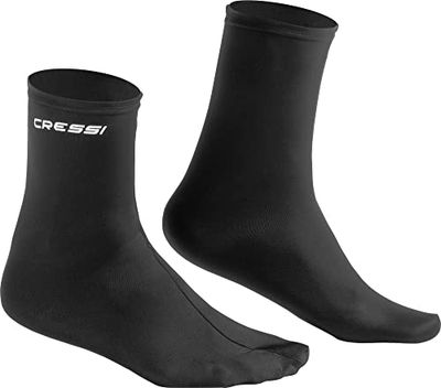 Cressi Fins Sock Black Elastische Watersokken Antivescic Voor Snorkelen/Zwembad