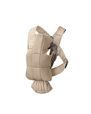 BabyBjörn Bärsele Mini, Vävd, Beige