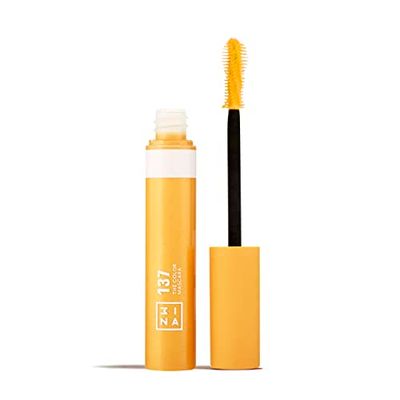 3INA MAKEUP - The Color Mascara 137 - Giallo - Mascara Colorato Giallo con Cheratina Vegetale per Ciglia - Mascara Volumizzante - Mascara Colore per Occhi Sensibili - Vegan - Cruelty Free