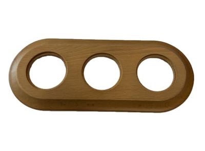 Drievoudig inbouwframe van licht hout: elegant en modern design brengt verfijning in uw kamers. Verbeter de schoonheid van uw muren en benadruk uw unieke stijl met dit product.