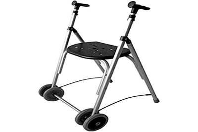 Rollator C30 Rollator van aluminium, inklapbaar, in hoogte verstelbaar, zwart