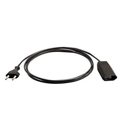 as - Schwabe 50152 50152 - Cabo extensão de corrente (2,5 A, 5 m), preto, 230 V