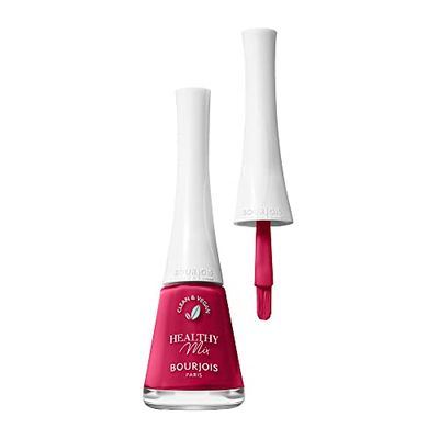 Bourjois Smalto Unghie 100% Vegano Healthy Mix, ad Asciugatura Rapida, Effetto Manicure Professionale a Lunga Durata, 12 ml, 300 Grenat'ddictive