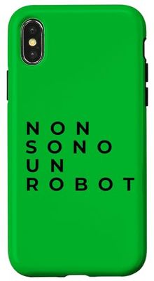Non sono un robot. Identità umana certificata Custodia per iPhone X/XS