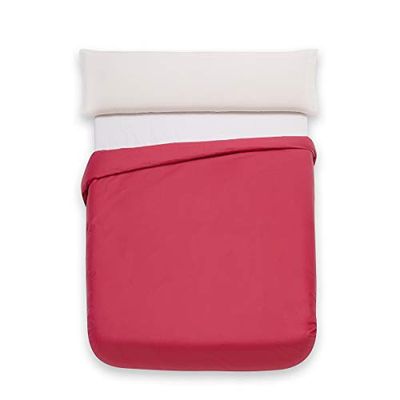Sancarlos Básicos, Funda nórdica Lisa, Algodón 100%, Color Frambuesa, Cama de 105 (500500660314)